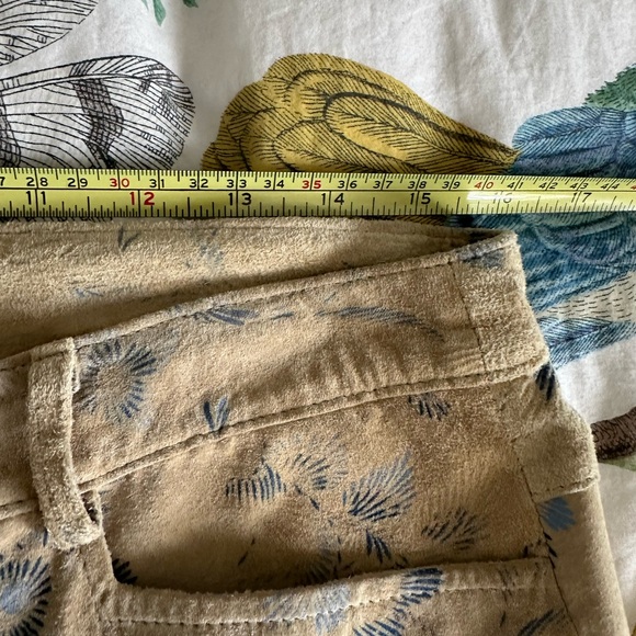 1980s Suede pants sz 10 - Picture 7 of 9